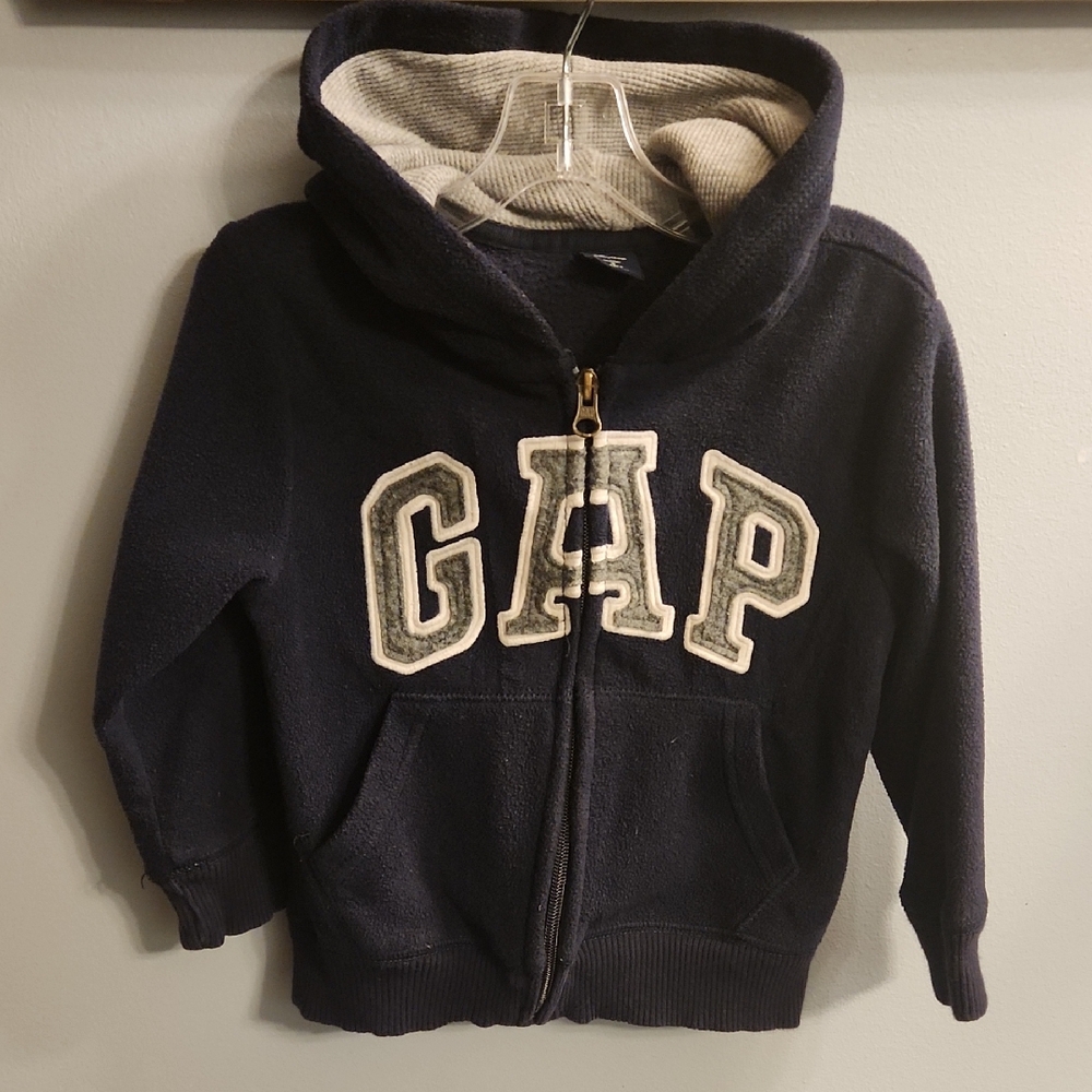 🍉GAP Kids Navy Blue Hoodie with Logo